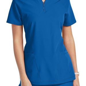Royal blue Barco one scrub set w jogger pants
